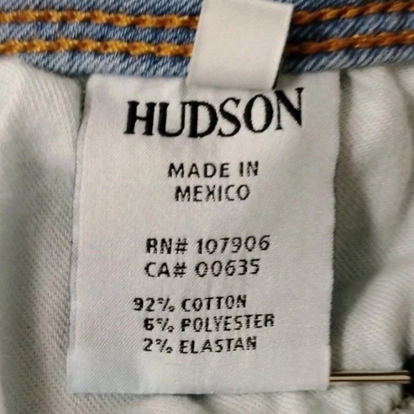 Hudson Jeans Ankle Ginny Straight w/Cuff Light Stretch Women's Size 28 - Picture 5 of 6